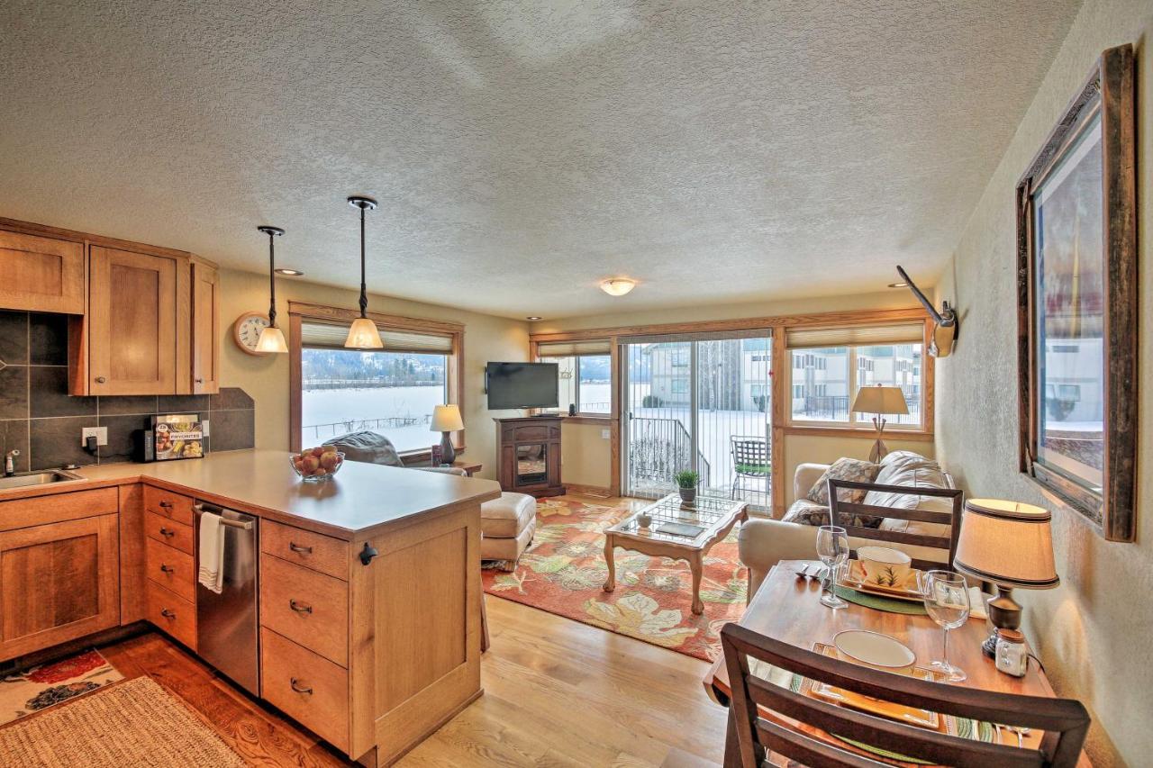 Lake Pend Oreille Condo With Porch And Mountain View! Sandpoint Exteriör bild