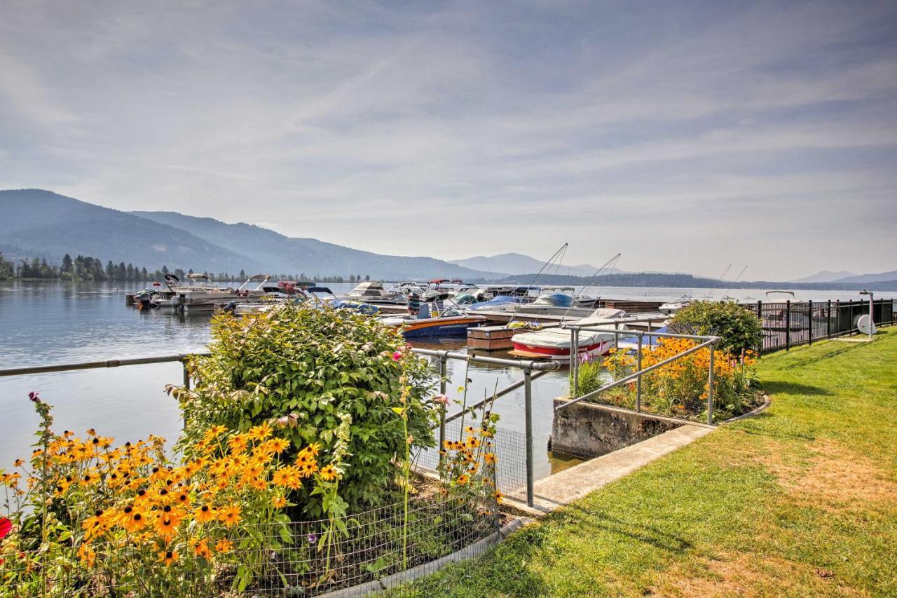 Lake Pend Oreille Condo With Porch And Mountain View! Sandpoint Exteriör bild